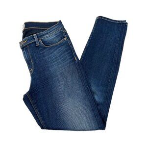 Hudson Jeans Blue Dark Wash Colette Midrise Skinny Jeans | Size 32